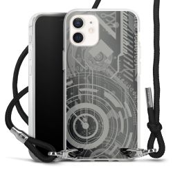 Carry Case Transparent Fabric black/silver