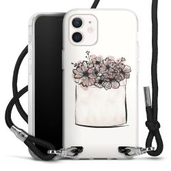 Carry Case Transparent Fabric black/silver