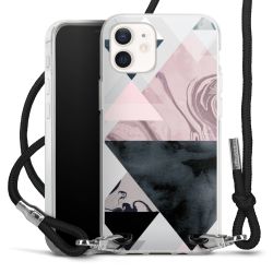 Carry Case Transparent Fabric black/silver