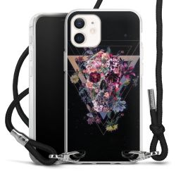 Carry Case Transparent Fabric black/silver