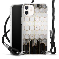 Carry Case Transparent Fabric black/silver