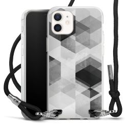 Carry Case Transparent Fabric black/silver