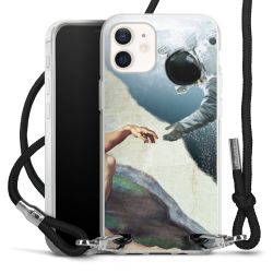 Carry Case Transparent Fabric black/silver