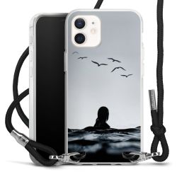 Carry Case Transparent Fabric black/silver