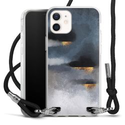 Carry Case Transparent Fabric black/silver