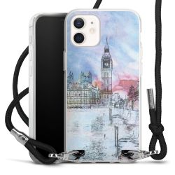 Carry Case Transparent Fabric black/silver