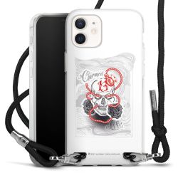 Carry Case Transparent Fabric black/silver