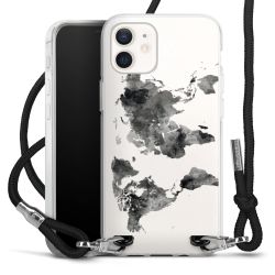 Carry Case Transparent Fabric black/silver