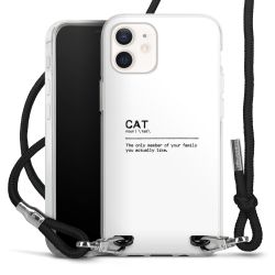 Carry Case Transparent Fabric black/silver