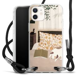 New Carry Case Transparent Stoff schwarz/silber
