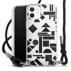 Carry Case Transparent Fabric black/silver