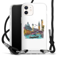 New Carry Case Transparent Stoff schwarz/silber