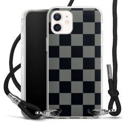 New Carry Case Transparent Stoff schwarz/silber