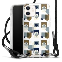 New Carry Case Transparent Stoff schwarz/silber