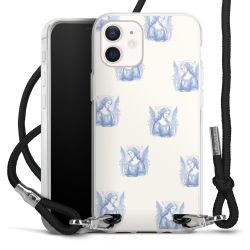 New Carry Case Transparent Stoff schwarz/silber