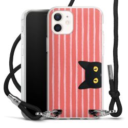 New Carry Case Transparent Stoff schwarz/silber