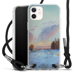 New Carry Case Transparent Stoff schwarz/silber