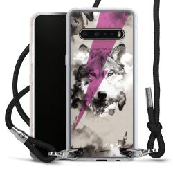 Carry Case Transparent Fabric black/silver