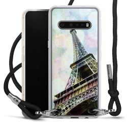 Carry Case Transparent Fabric black/silver