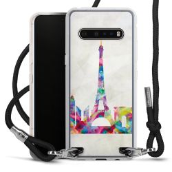 Carry Case Transparent Fabric black/silver