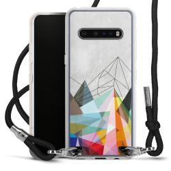 Carry Case Transparent Fabric black/silver