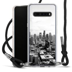 Carry Case Transparent Fabric black/silver