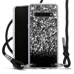 Carry Case Transparent Fabric black/silver