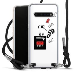 Carry Case Transparent Fabric black/silver