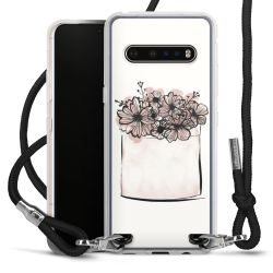 Carry Case Transparent Fabric black/silver