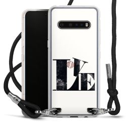 Carry Case Transparent Fabric black/silver