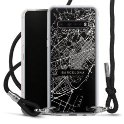 Carry Case Transparent Fabric black/silver