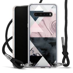 Carry Case Transparent Fabric black/silver