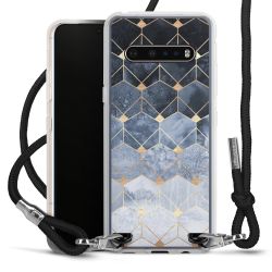 Carry Case Transparent Fabric black/silver