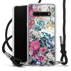 Carry Case Transparent Fabric black/silver