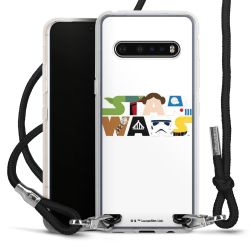 Carry Case Transparent Fabric black/silver