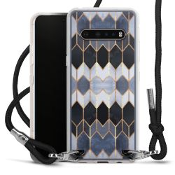 Carry Case Transparent Fabric black/silver