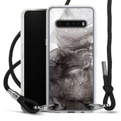 Carry Case Transparent Fabric black/silver