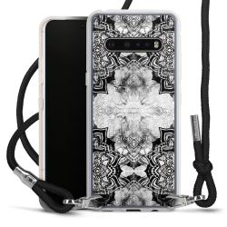 Carry Case Transparent Fabric black/silver