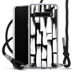 Carry Case Transparent Fabric black/silver