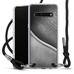 Carry Case Transparent Fabric black/silver