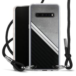 Carry Case Transparent Fabric black/silver