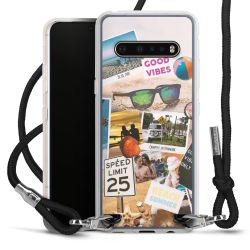 Carry Case Transparent Fabric black/silver