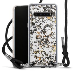 Carry Case Transparent Fabric black/silver