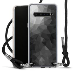 Carry Case Transparent Fabric black/silver