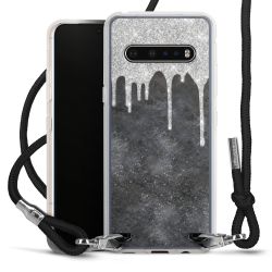 Carry Case Transparent Fabric black/silver