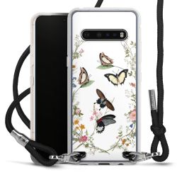 Carry Case Transparent Fabric black/silver