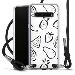 Carry Case Transparent Fabric black/silver