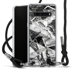 Carry Case Transparent Fabric black/silver