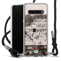 Carry Case Transparent Fabric black/silver