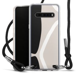 Carry Case Transparent Fabric black/silver